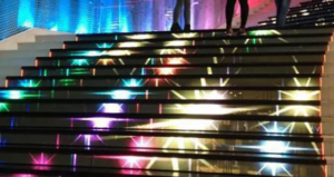 staircase LED display 1